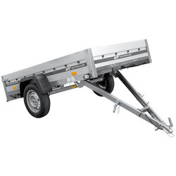 Anhänger mit Aluminiumseitenwänden 230x125 Unitrailer Garden 230 KIPP ALU