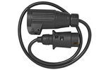 ProPlus Adapterkabel für Anhängerkupplungssteckdose 7/13-polig, 80 cm