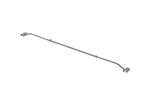 Flache Planenhalterung für ProPlus-Anhänger 340918V01, verstellbar 152–220 cm