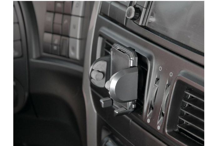 Handyhalterung mit Lampe, Mehrfachhalterung 2 in 1, Saugnapf- oder Lüftungsschlitzbefestigung 