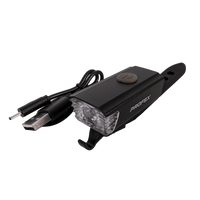 PROFEX 82004 Pro Alu Li-Pol USB Frontleuchte für Fahrräder