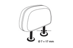 Kofferraumtrennwand LAMP GRG-9 Kompakte Hunde-/Gepäcktrennwand 85-140cm