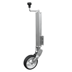 UNITRAILER automatisches Stützrad mit Griff 400 kg 60 mm 470–785 mm