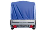 Einachsanhänger 200x106 UNITRAILER GARDEN 200 KIPP mit H-800 Rahmen und blauer Plane