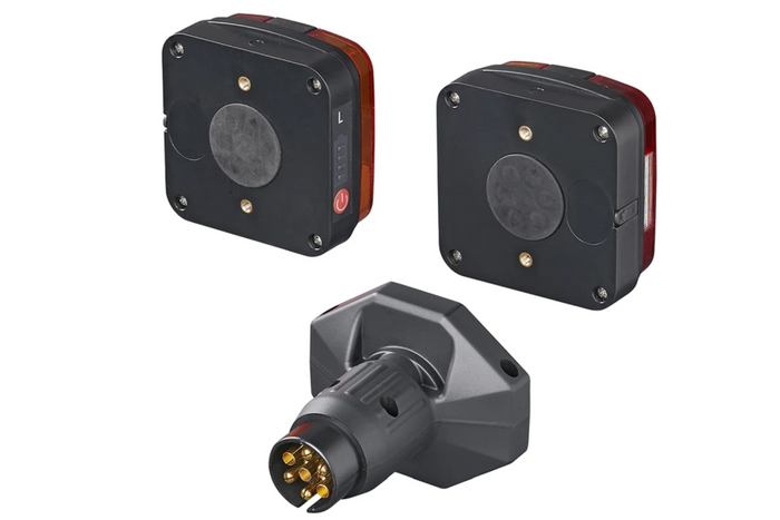 ProPlus LED-Rückleuchten (7-PIN), 4 Funktionen (links + rechts), magnetisch, Bluetooth