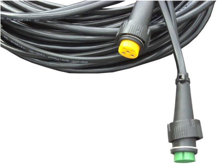 ASPÖCK Elektroinstallation Anhängerverkabelung Kabelbaum 7m 13/8 Pol Stecker Bajonett 2x 5 Pol
