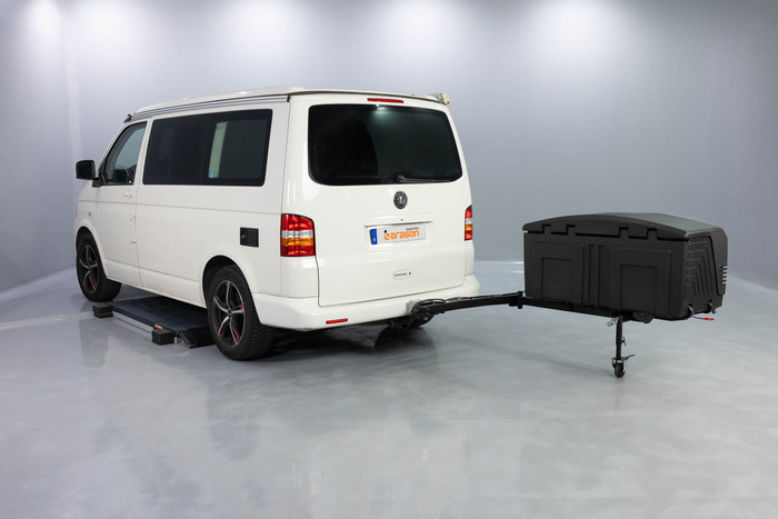 Towbox V3 Camper schwarz - Kastenträger für Anhängerkupplung