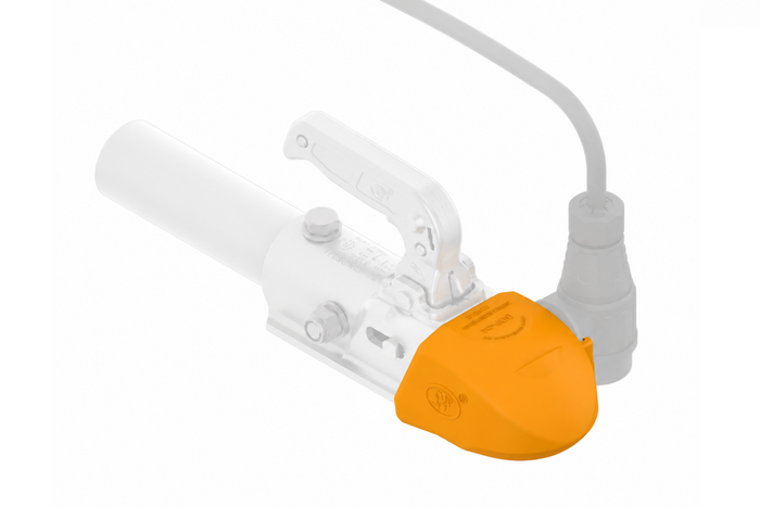 Sicherheitsabdeckung für die STEELPRESS SDP-04 Soft Dock Kugelkupplung mit Platz für den Stecker