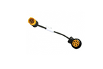 Bajonettadapter 5-polig / abgewinkelter Stecker ASS2 7-polig ASPÖCK linker Adapter