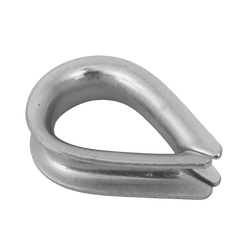 DROMET KU10 Seilkausche Stahlmuschel 10mm