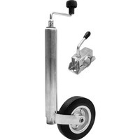 Stützrad mit Klemme WINTERHOFF ST48-200VB+KLE48 150 kg 48 mm 505–725 mm