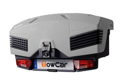 Towbox EVO classic grey - Anhängerkupplungs-Gepäckträgerbox