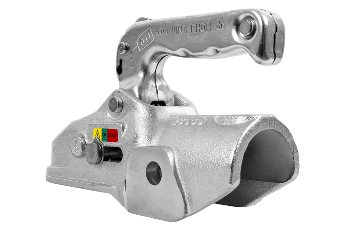 WINTERHOFF WW 350-RB-K1414 Kugelkupplung für 3500 kg Anhänger mit 50 mm Zugstange aus Gusseisen