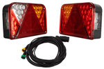 DOBPLAST DPT35 LED-Rücklichter + MANTES 7m 7-PIN-Kabelbaum
