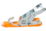UNITRAILER 4 m/25 mm/1 t oranges Transportband mit Spanner