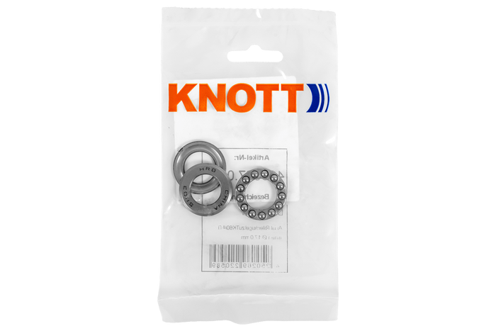 Lager für KNOTT TK60/ATK60 Stützrad 30x17mm