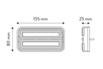 TT Technology TT.12028DI LED-Rückleuchte mit dynamischem Blinker 3 Funktionen UNIVERSAL