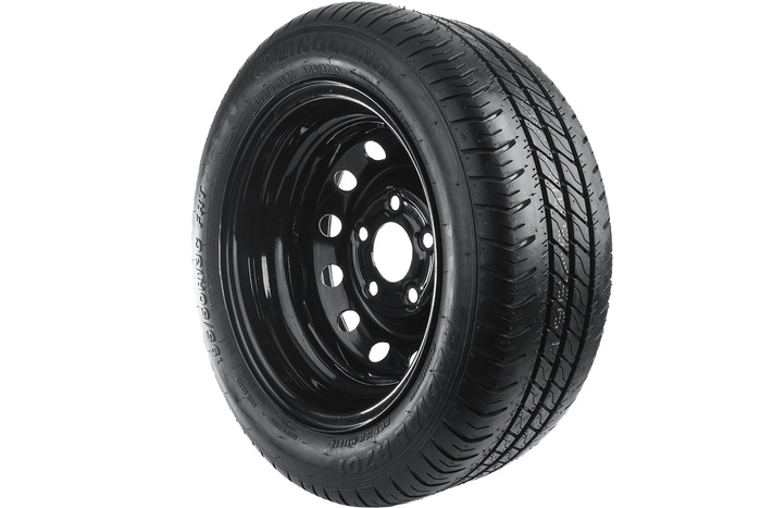 Verstärktes Rad für Anhänger LINGLONG TIRE 195/50 R13C 104/101N UNITRAILER FELGE schwarz 5,5Jx13" 5x112 ET:30