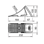 AL-KO H-Unterlegkeil: 102 mm UK10