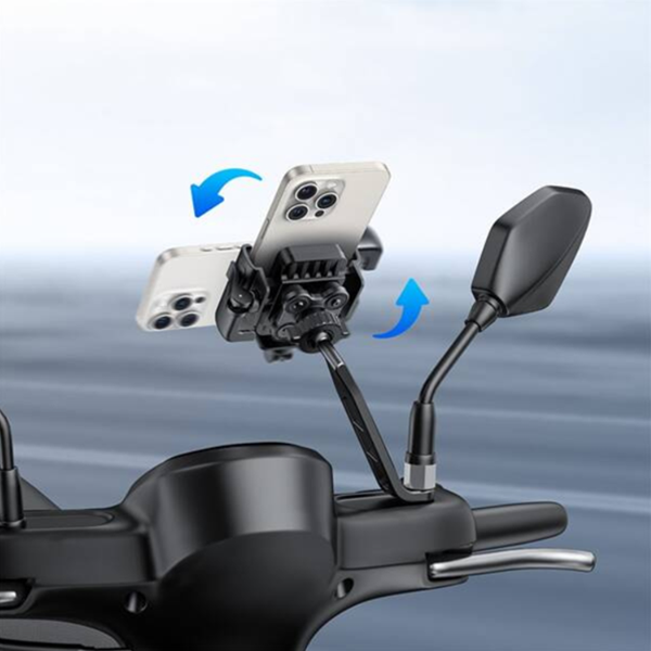 BASEUS GoTrip Serie universelle Handyhalterung für Fahrrad/Motorrad mit Spiegel