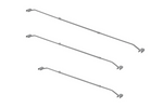 Flache Planenhalterung für ProPlus-Anhänger 340918V01, verstellbar 152–220 cm