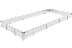 OUTLET BIS Aluminium-H-300-Seitenwände für CARPLATFORM 4521 und UNIPLAT 450 Anhänger