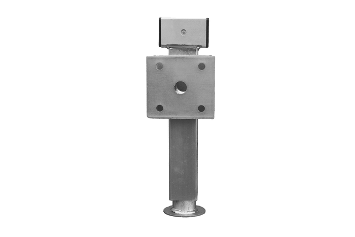 UNITRAILER D-110.000.049 ausziehbare Kurbelstütze für 1300 kg Pritschenanhänger 410-645 mm