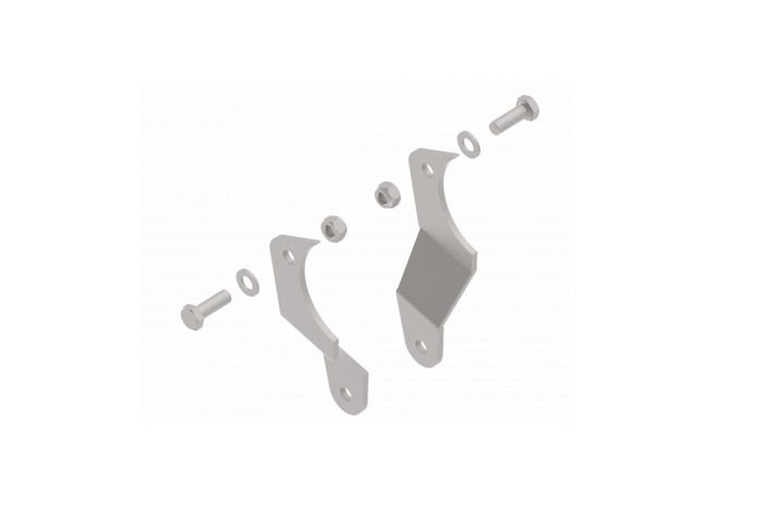 KNOTT P290037701 Stoßdämpfer-Montagehalterungen für VGB8-18 A-36 gebremste Achsen