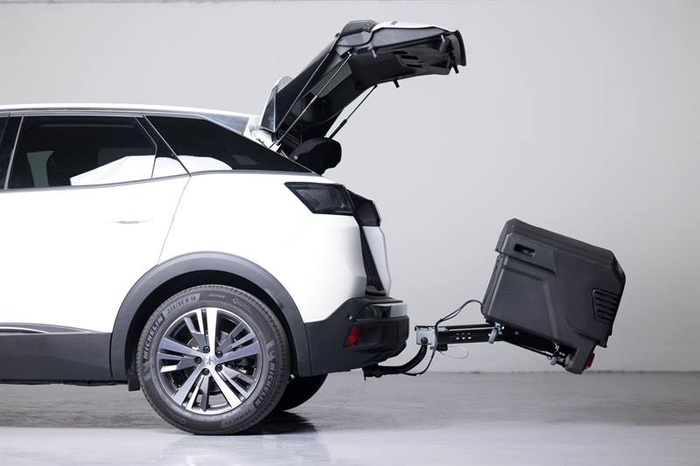 Towbox EVO Classic Grau - Anhängerkupplungs-Gepäckbox