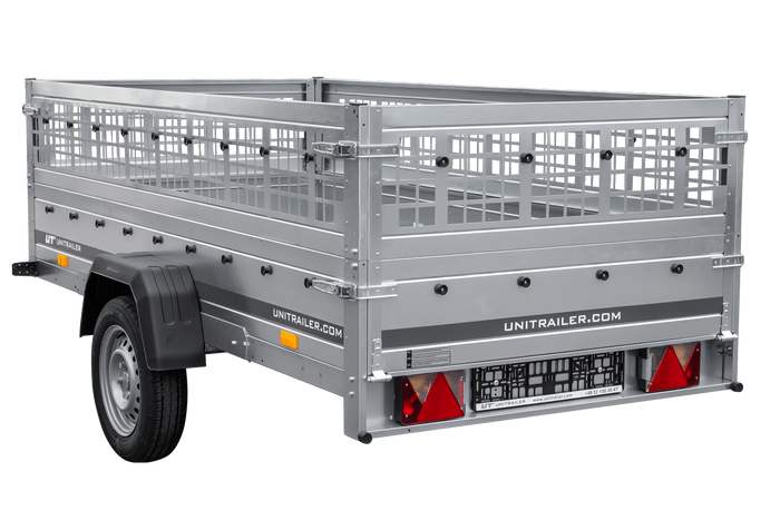 Trailer Anhänger GARDEN TRAILER 264 KIPP mit Gitteraufsatz und Stützrad