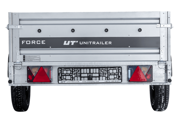 Ungebremster Anhänger 264x125 UNITRAILER FORCE 264 KIPP