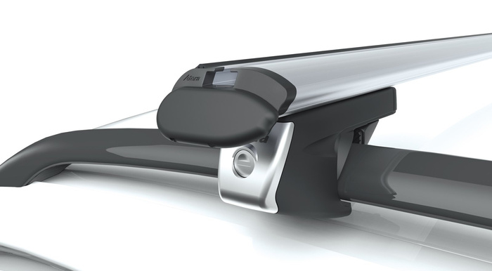 Dachträger für Reling Atera Signo RT 048237 Schwarz (137 cm) Aluminium