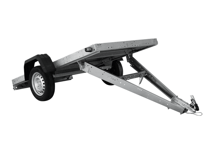 Autotransportanhänger 230x125 UNITRAILER FORCE 230 KIPP