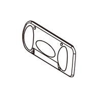 Lampenschirm für Inter Pack Quattro/Trio/Duo Fahrradplattform (links)