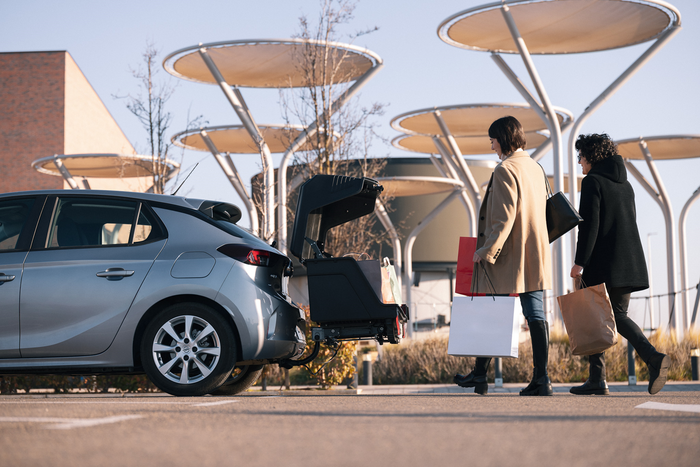 Towbox Alpha urban black - Anhängerkupplungs-Gepäckbox