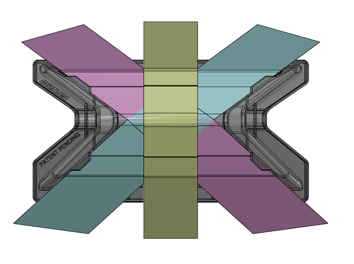 Schutzecke zur Sicherung von Transportgurten PLASTEX KP CROSS Winkelhalterung für Gurte