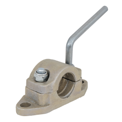 KNOTT B48C6 Stützradklemme aus Gusseisen für 48-mm-Wellrohre