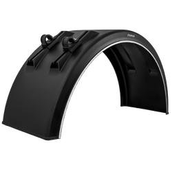 Kotflügel für Anhänger 19,5-22,5" DOMAR DK3075 Radlauf 1250/430mm mit Befestigungswinkeln