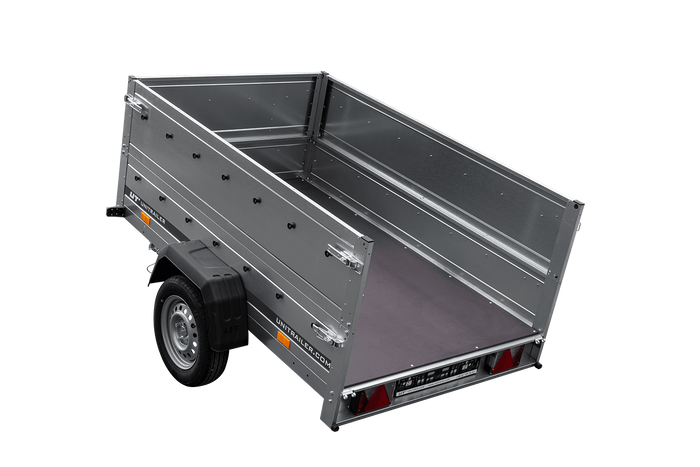 PKW-Anhänger 200x125 UNITRAILER GARDEN 201 KIPP mit Bordwandaufsatz