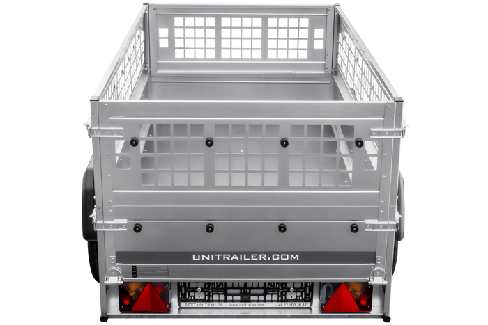 Leichter Anhänger 200x106 UNITRAILER GARDEN 200 KIPP mit Gitterwänden
