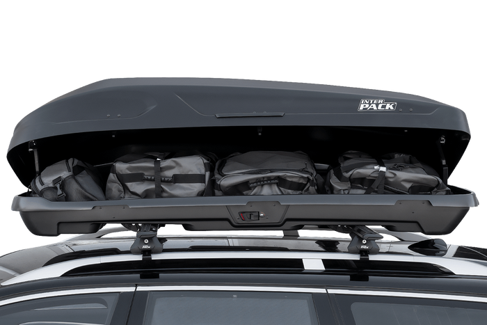 Inter Pack Monsun PRO L Dachbox, Schwarz Matt