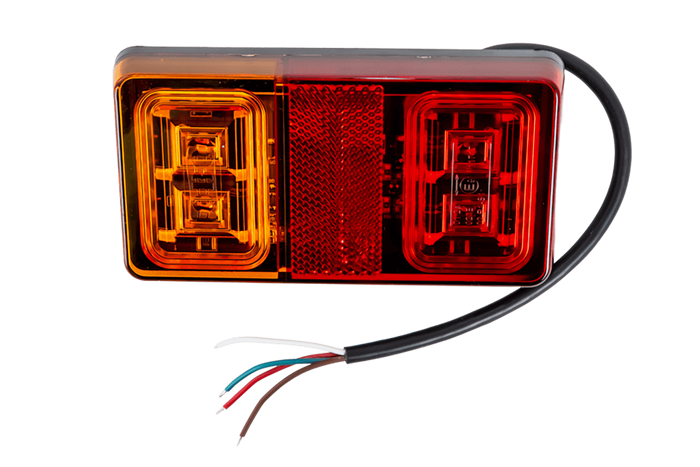 TT TECHNOLOGY TT.12029 LED Rückleuchte, 4 Funktionen, universal