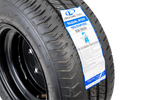 OUTLET Verstärktes Rad für Anhänger LINGLONG REIFEN 195/55 R10C 98/96N UNITRAILER FELGE schwarz 6Jx10&quot; 5x112 ET:-4