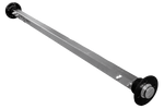 KNOTT VR7 ungebremste Starrachse mit Federung für Anhänger 750 kg 1240 mm 1580 mm 4x100