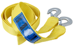 Abschleppseil mit Haken UNITRAILER Abschleppgurt 3m/50mm/3t gelb