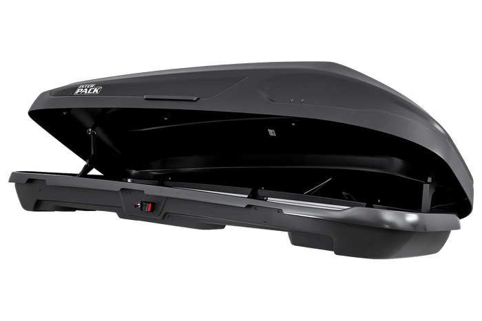 Inter Pack Monsun PRO L Dachbox, Schwarz Matt