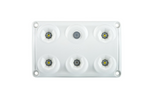 HORPOL LWD2157 LED-Innenraumleuchte 900lm mit Schalter und roter Diode