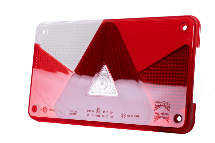 ASPÖCK Multipoint V Lichtscheibe Ersatzglas, links