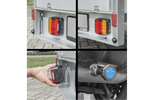 ProPlus LED-Rückleuchten (13-PIN), 4 Funktionen (links + rechts), magnetisch, Bluetooth