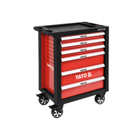 Werkstattschrank mit 6 Schubladen, YATO YT-55299, Serviceschrank, 97,5 x 76,5 x 46,5 cm